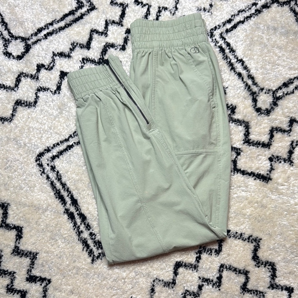 CALIA by Carrie Underwood Light Green Jogger Track Pants
